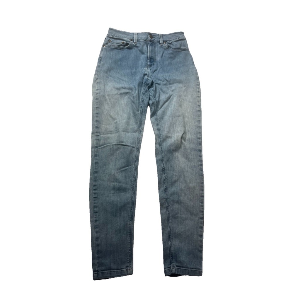 Ll Bean‎ Skinny Jeans Size 4 Reg Light Wash